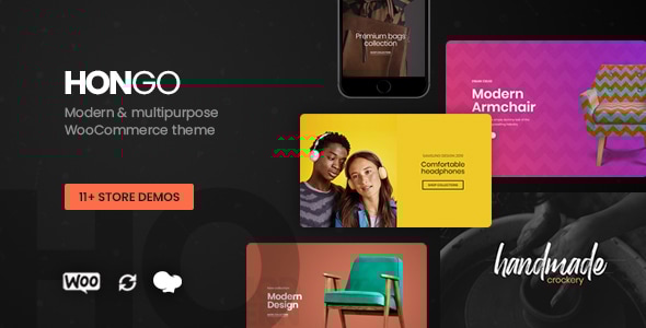 Hongo – Modern  Multipurpose WooCommerce WordPress Theme