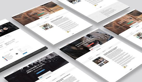 Petition WeChange – One Page WordPress Theme