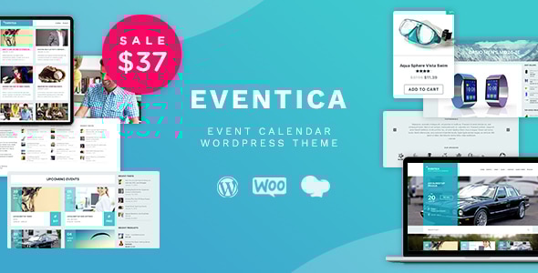 Eventica – Event Calendar  Ecommerce WordPress Theme
