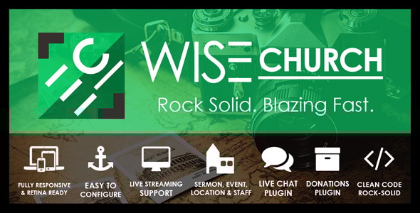 Wise Church | Multi-Purpose Online Ministry WordPress Theme