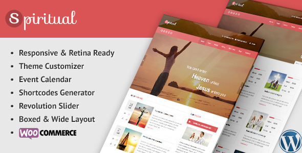 Spiritual – Church WordPress Theme (Responsive)