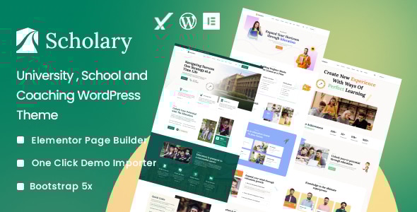 Scholary – University, School and Coaching WordPress Theme