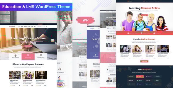Bookflare – A Modern Education  LMS WordPress Theme