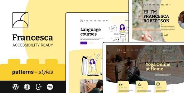 Francesca – Accessible Tutor WordPress Theme