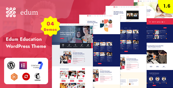 Edum – LMS  Education WordPress Theme