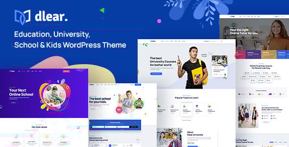 Dlear – Education, University  School WordPress Theme