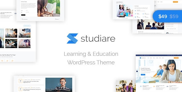 Studiare – Education WordPress Theme for Univeristy  Online Courses