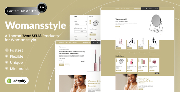 Womansstyle – 服装和时尚 Shopify 2.0 主题