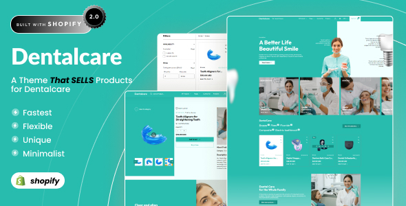 DentalCare – 医疗设备响应式 Shopify OS 2.0
