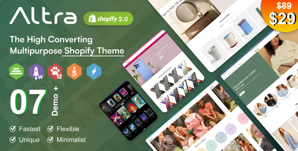 Altra – 终极多用途 Shopify 主题 OS 2.0