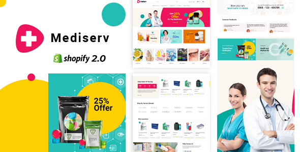 Mediserv – 医药、药店 Shopify 主题