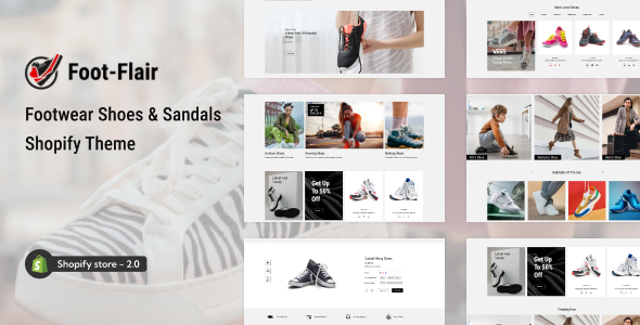 FootFlair- 鞋类、鞋店 Shopify 主题