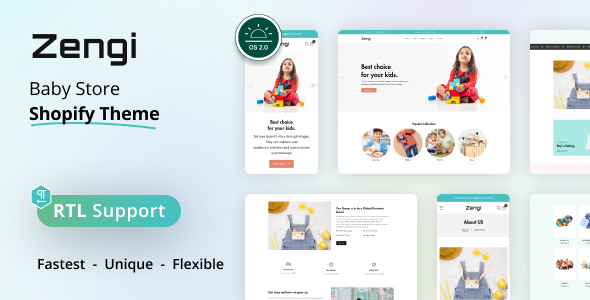 Zengi – Baby Store Shopify 主题 OS 2.0