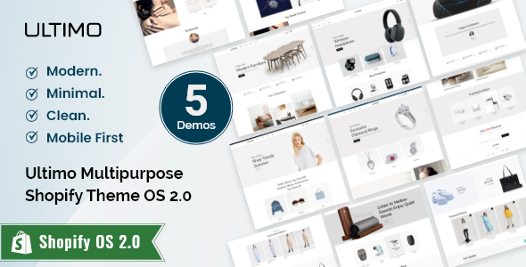 Ultimo – 多用途 Shopify 主题 OS 2.0