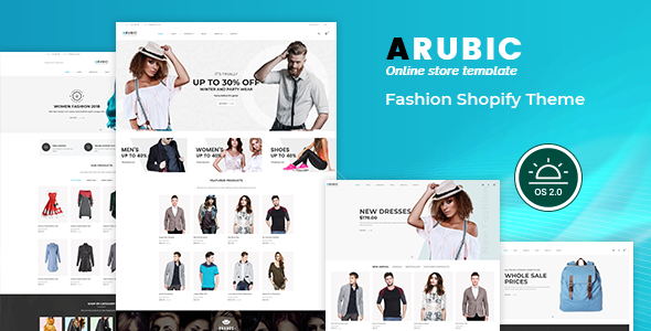 时尚 Shopify 主题 – Arubic