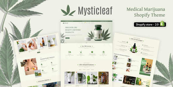 Mysticleaf – 医用大麻 Shopify 商店
