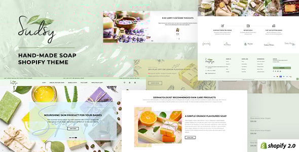 Sudsy – 手工制作的 Shopify 主题