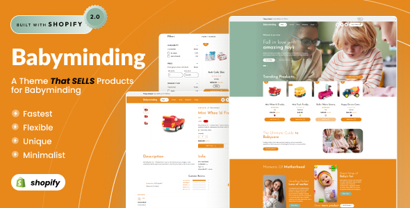 保姆 – 儿童玩具 儿童时装店 Shopify OS 2.0
