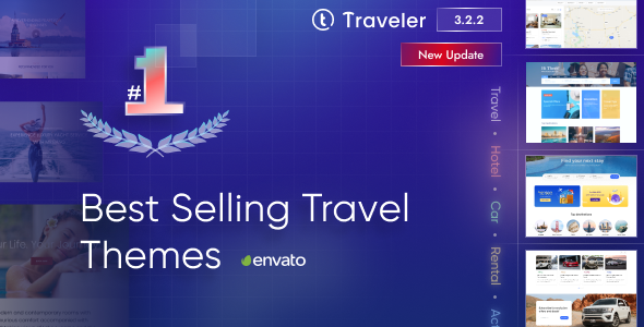 Traveler – 旅游预订 WordPress 主题