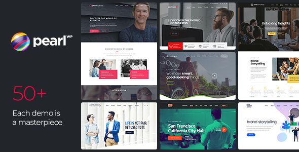 Pearl – 企业业务 WordPress 主题