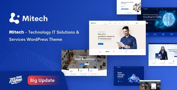 Mitech – 技术IT解决方案和服务WordPress主题
