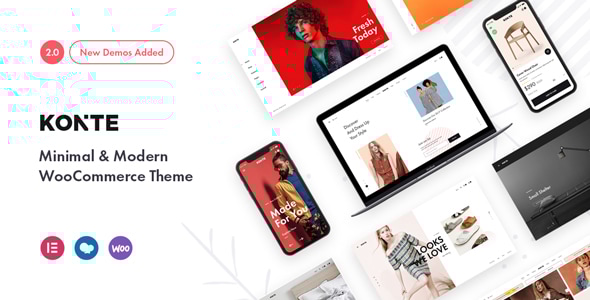 Konte – 最小现代的WooCommerce WordPress主题