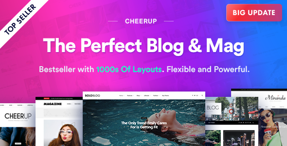 CheerUp – 食品、博客和杂志