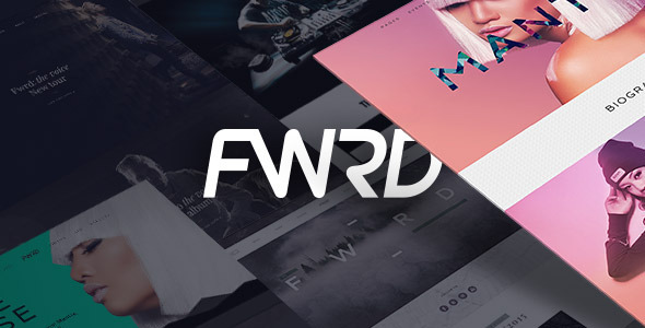 FWRD – 音乐乐队和音乐家WordPress主题