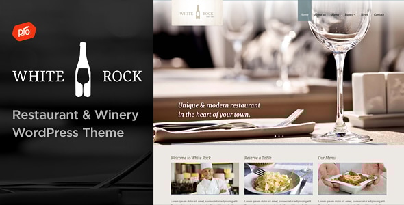 White Rock – 餐厅和酒庄WordPress主题