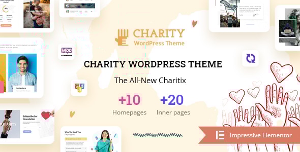 Charitix – 非营利慈善 WordPress 主题