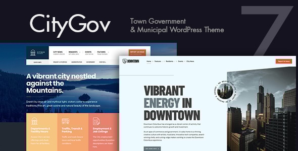 CityGov – 市政府和市政WordPress主题