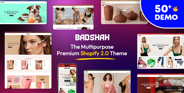 Badshah – 多用途响应式 Shopify 主题 OS 2.0