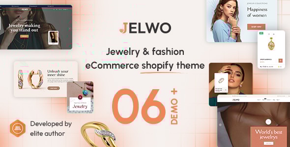 Jelwo – 珠宝与时尚电子商务Shopify主题