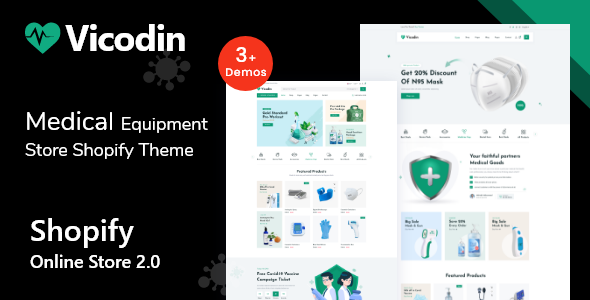 Vicodin – 健康、医疗设备商店 Shopify 主题 OS 2.0