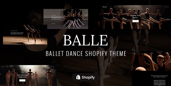 Balle – 舞蹈工作室 Shopify 主题