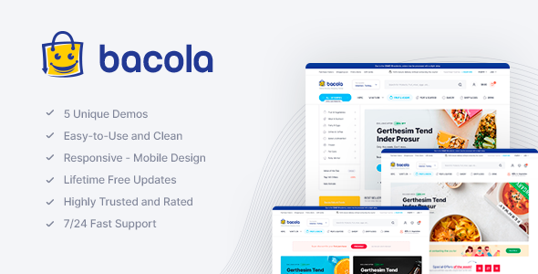 Bacola – 杂货店 Shopify 主题 OS 2.0