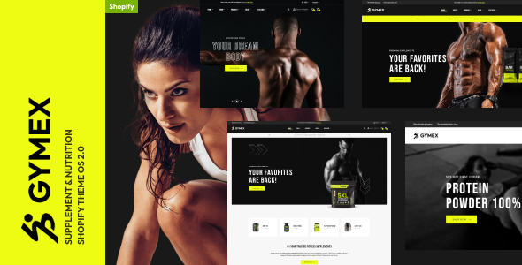 Gymex – 补充剂与营养商店Shopify主题OS 2.0