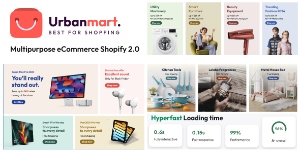 Urbanmart – 多用途 Shopify OS 2.0 主题