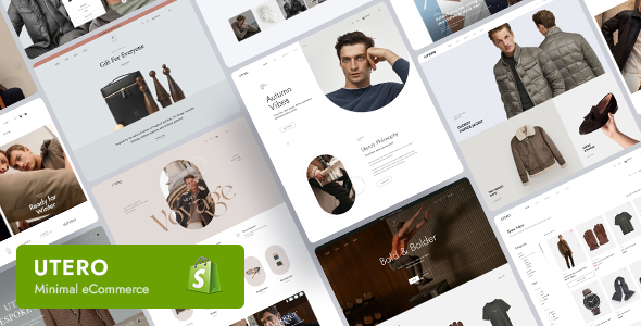 Utero – 极简主义和现代电子商务Shopify 2.0主题