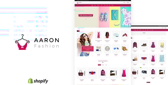 Aaron – 男女皆宜的时尚 Shopify，服装店
