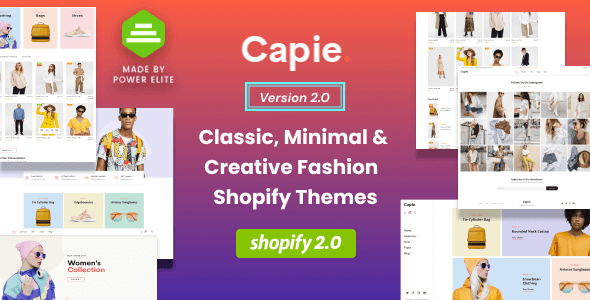 Capie – 时装店的响应式 Shopify 主题