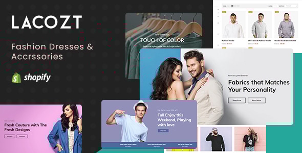 Lacozt – 多用途服装、时装店 Shopify 主题