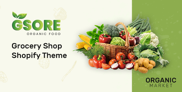 Gsore – 杂货店和有机食品店 Shopify 主题