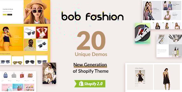 鲍勃 – 时装店 Shopify