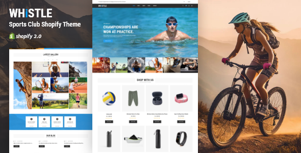 Whistle – 健身、运动多用途 Shopify 主题