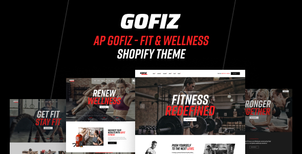 Ap GoFiz – 健身与健康Shopify主题