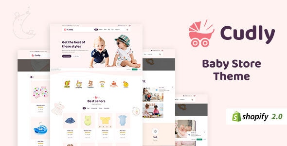 Cudly – 玩具店，新生儿 Shopify 主题