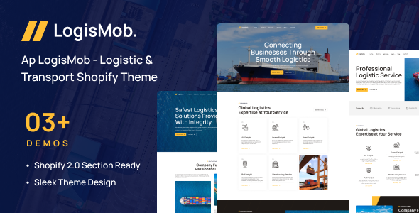 Leo LogisMob – 物流和运输Shopify主题
