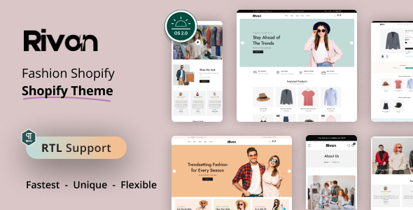 Rivon – 时装店 Shopify 主题 OS 2.0