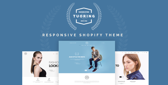 Tuoring – 响应式时尚、T 恤、服装 Shopify 主题（部分准备就绪）